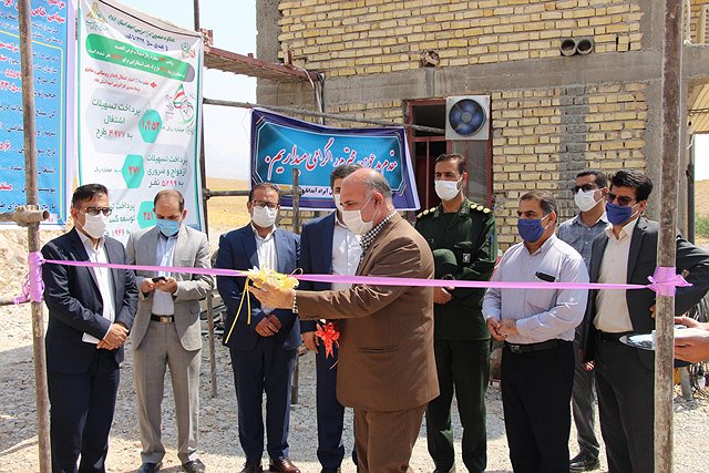 افتتاح کارخانه آسفالت در شهرستان آبدانان