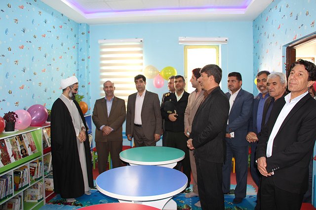 افتتاح بخش کودک کتابخانه عمومی امیر کبیر شهرستان آبدانان